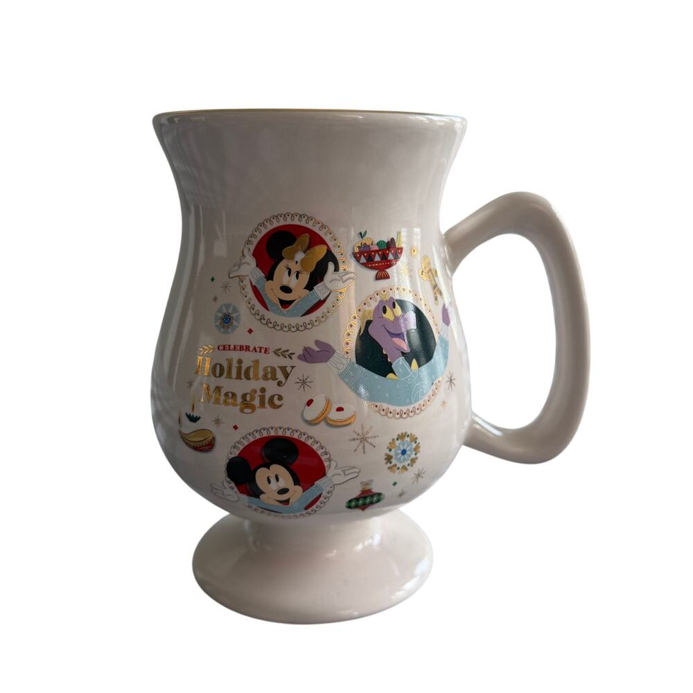 Disney Parks 2025 EPCOT Festival Of The Holidays Ceramic Coffee Mug Figment NWT